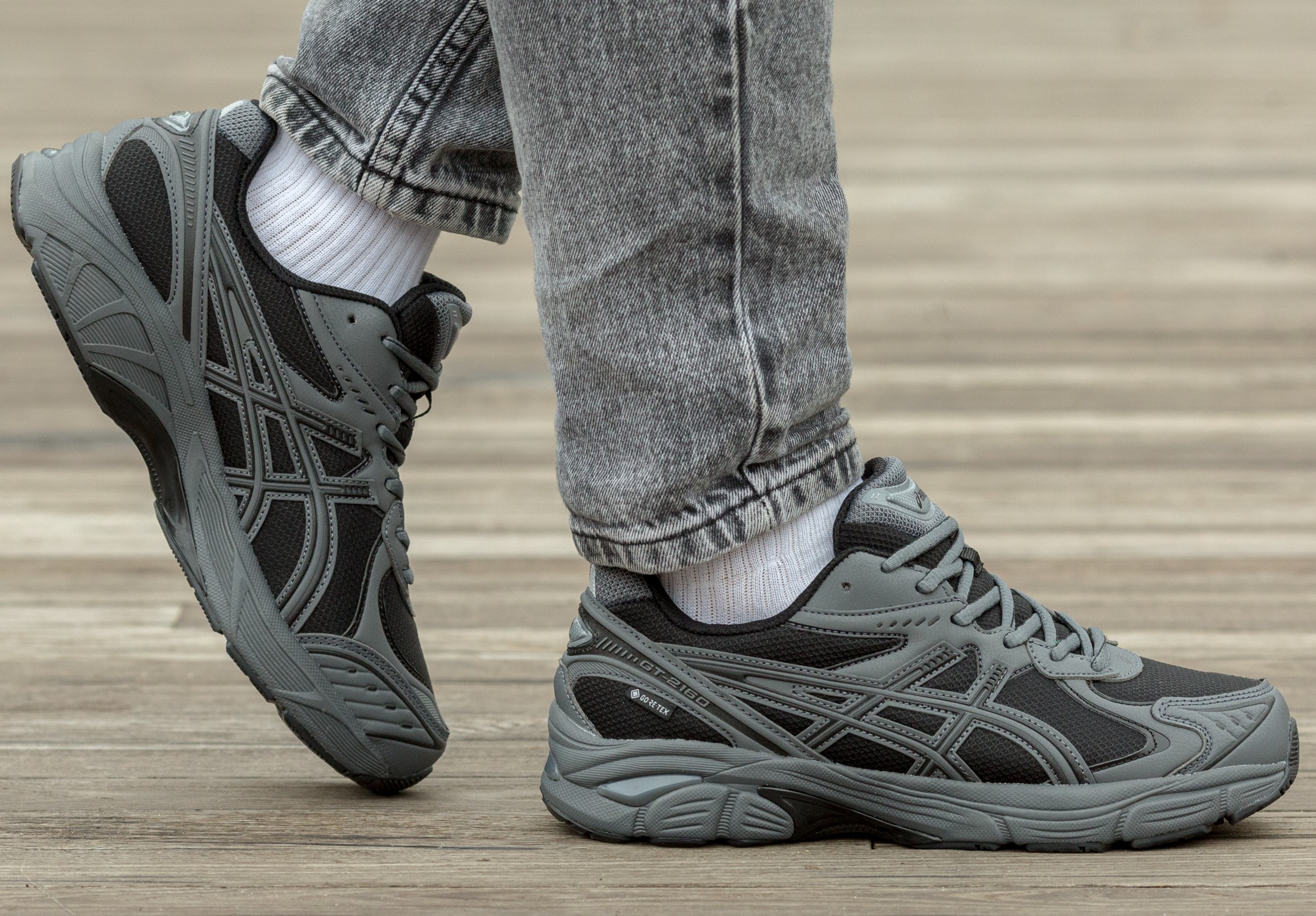 Asics Gel  GT 2160 Gore-Tex  Black Grey Termo - Зображення 3