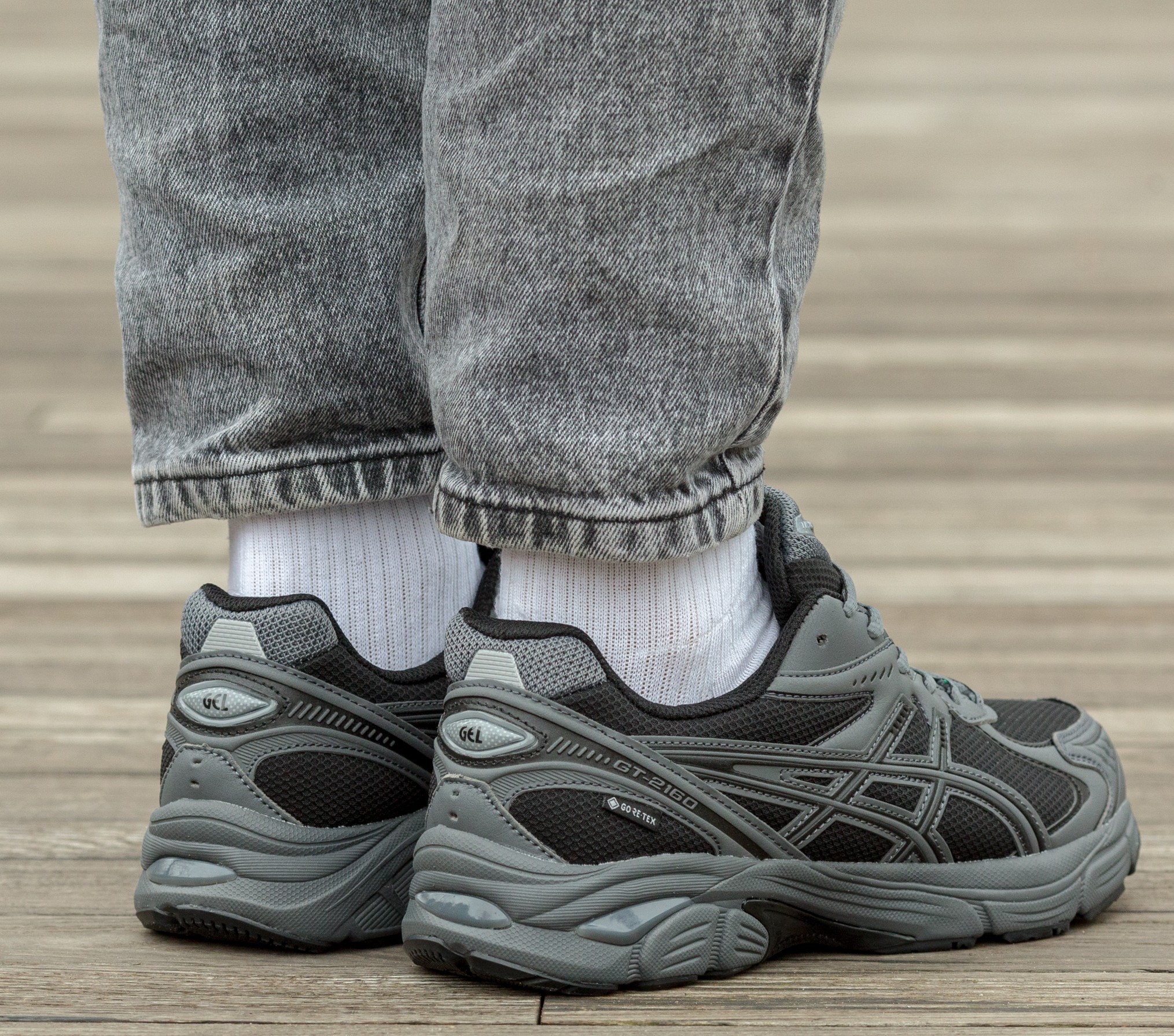 Asics Gel  GT 2160 Gore-Tex  Black Grey Termo - Зображення 4