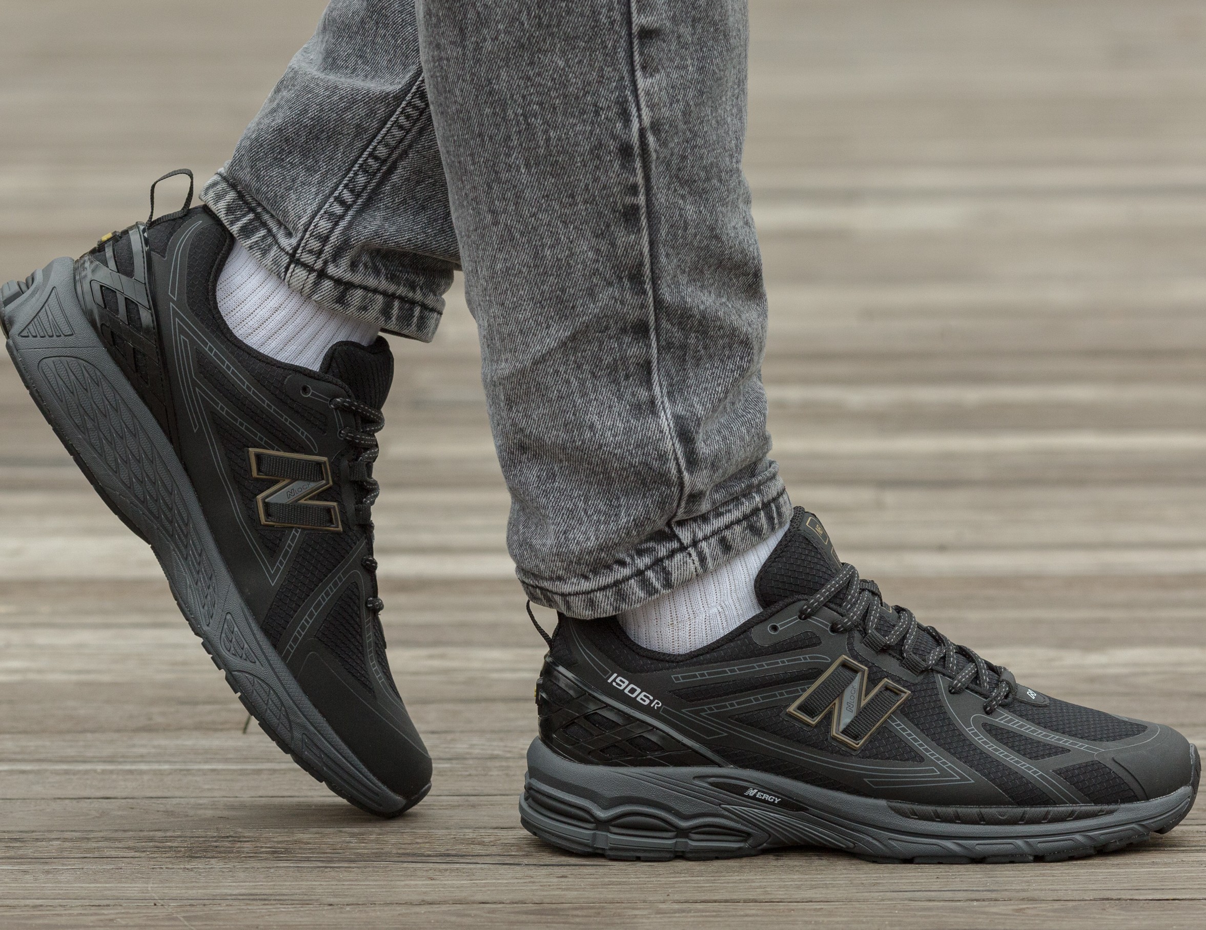 New Balance 1906R Termo Black White Gold - Зображення 5