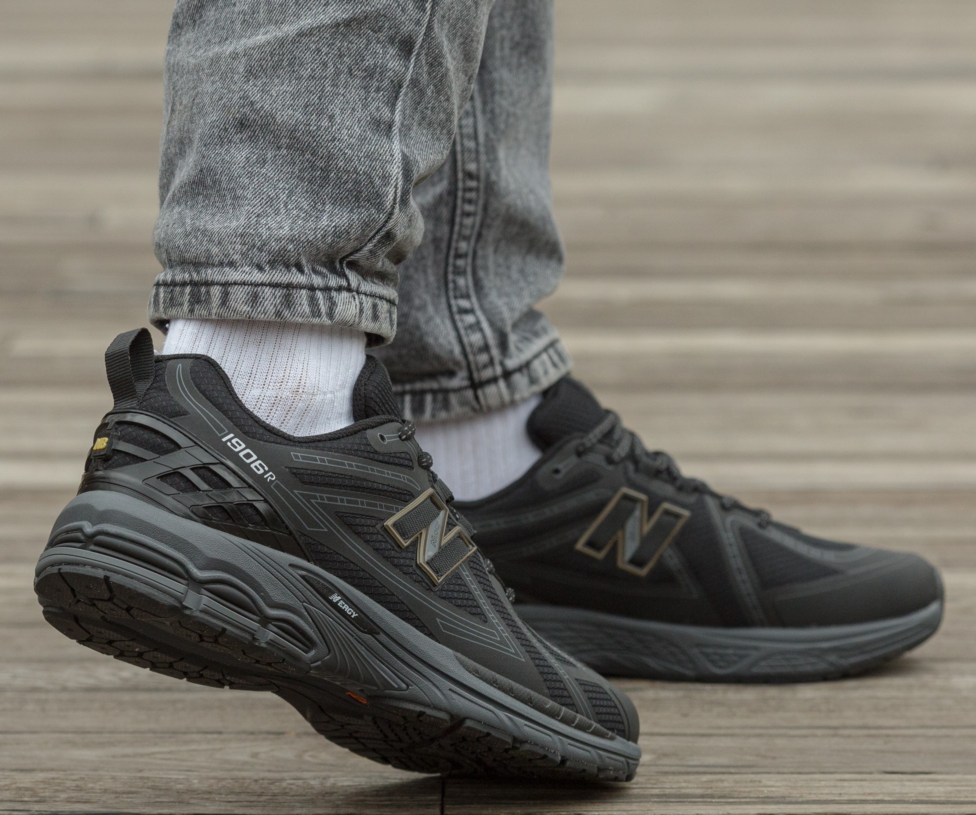 New Balance 1906R Termo Black White Gold - Зображення 6