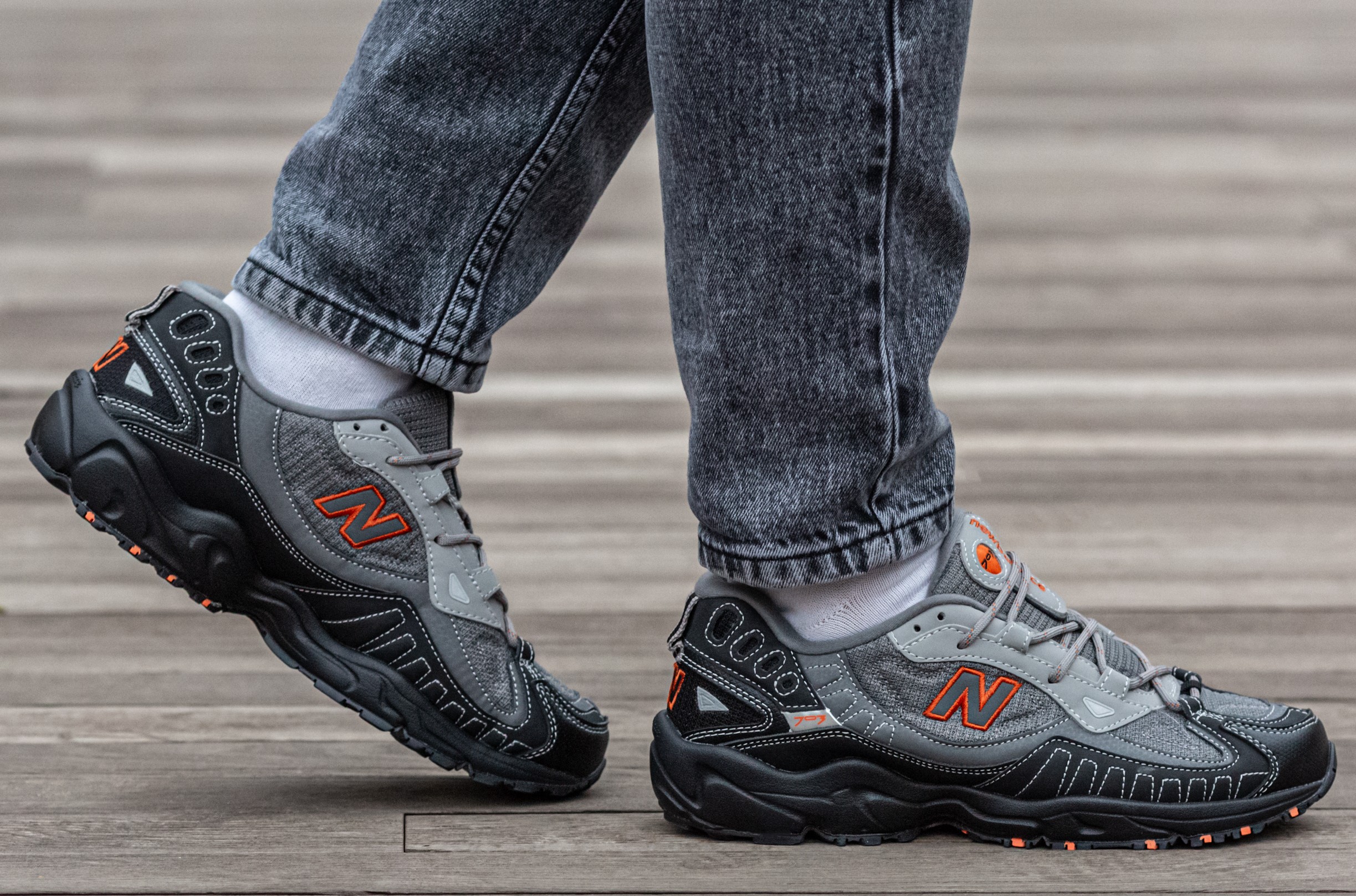 New Balance 703 Black Grey Orange - Зображення 4