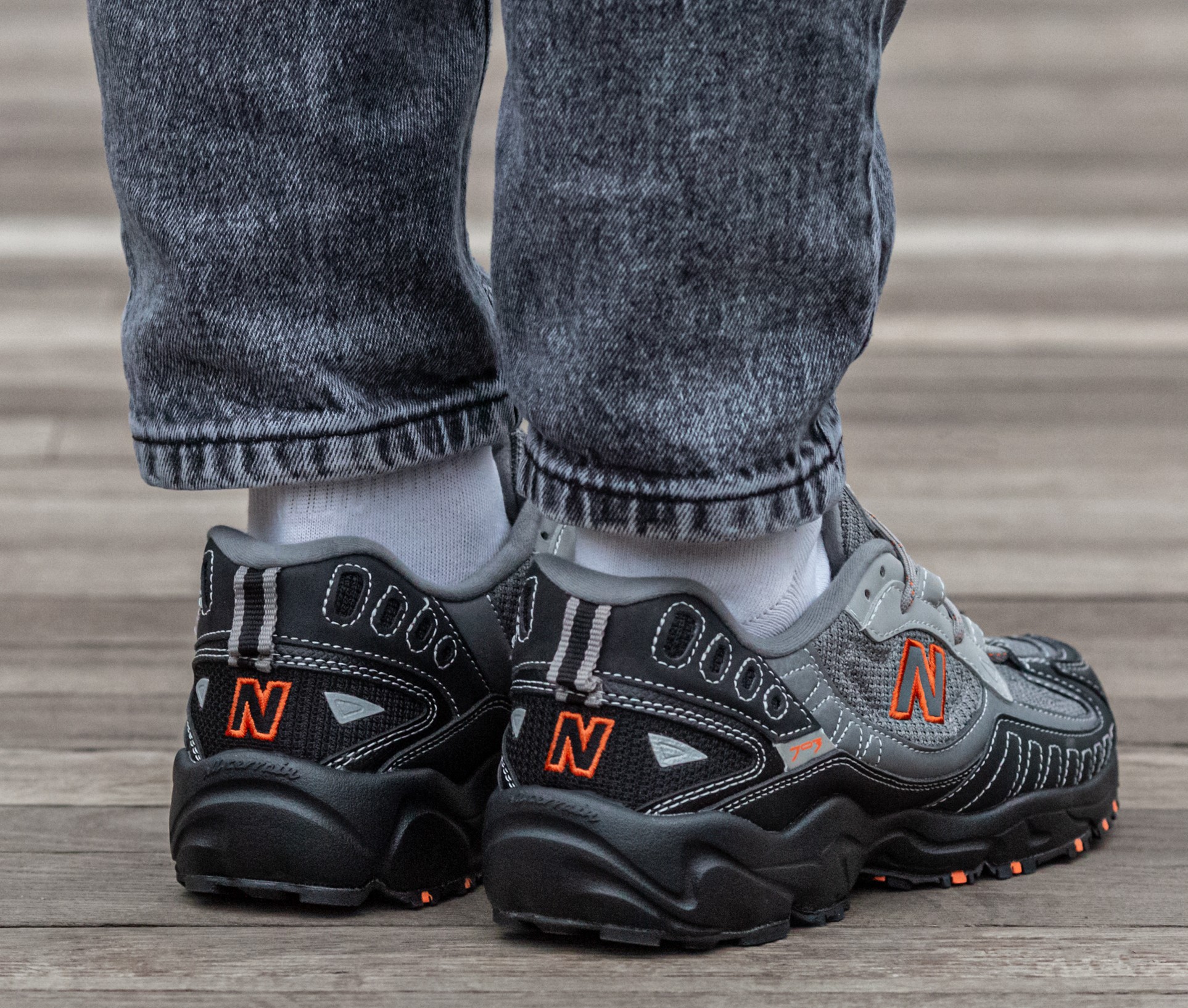 New Balance 703 Black Grey Orange - Зображення 6