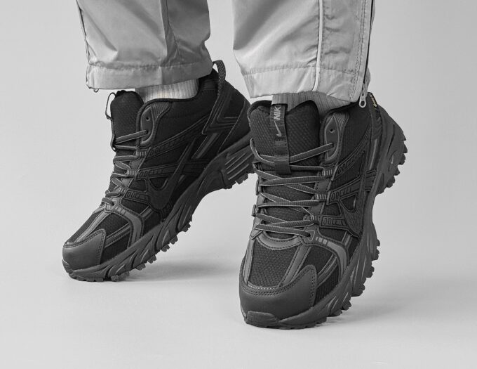 Nike V2K Run Gray/Black  Fur Waterproof - Зображення 4