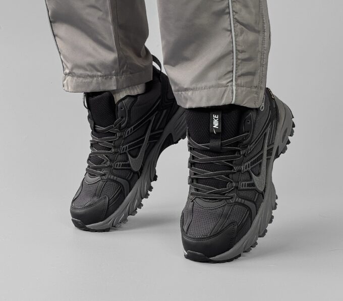 Nike V2K Run Gray/Black  Fur Waterproof - Зображення 3