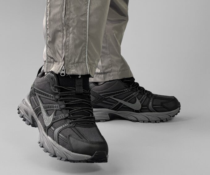 Nike V2K Run Gray/Black  Fur Waterproof - Зображення 5