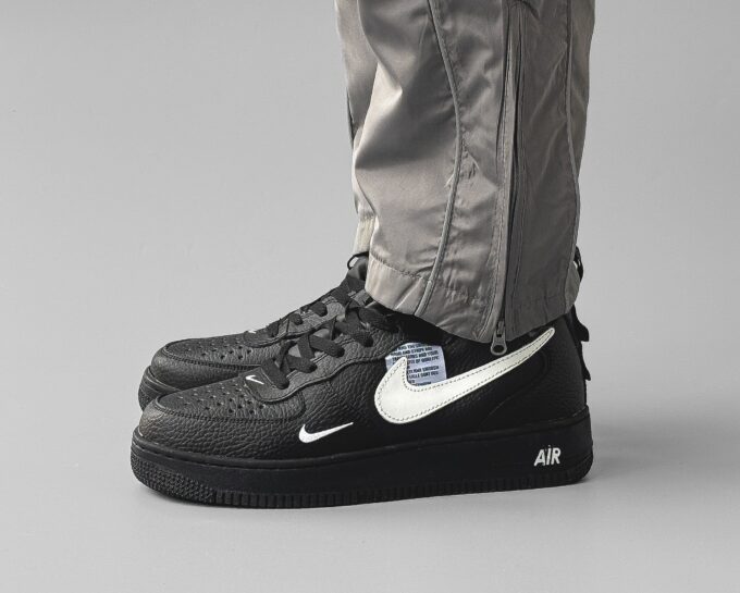 Nike Air Force 1 Hight Black /White Fur