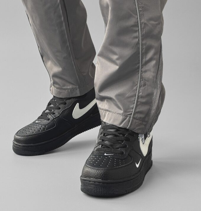 Nike Air Force 1 Hight Black /White Fur - Зображення 5