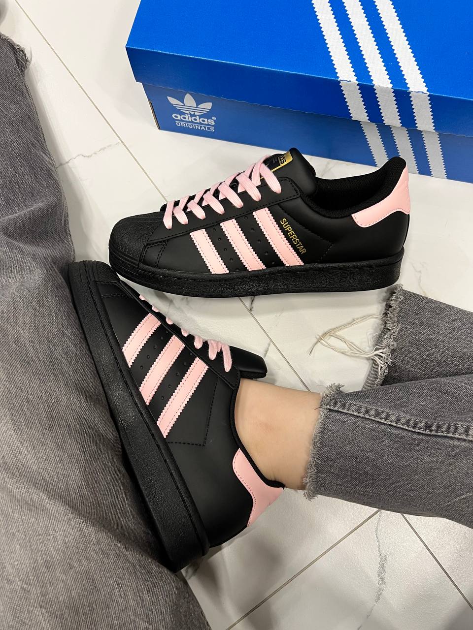 Adidas Superstar Black Pink - Зображення 6