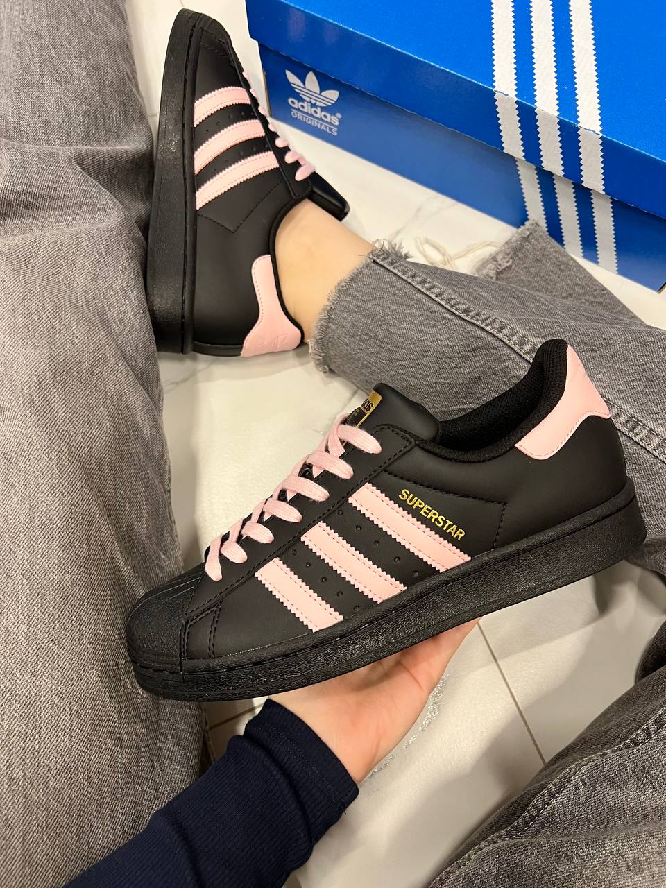 Adidas Superstar Black Pink - Зображення 3