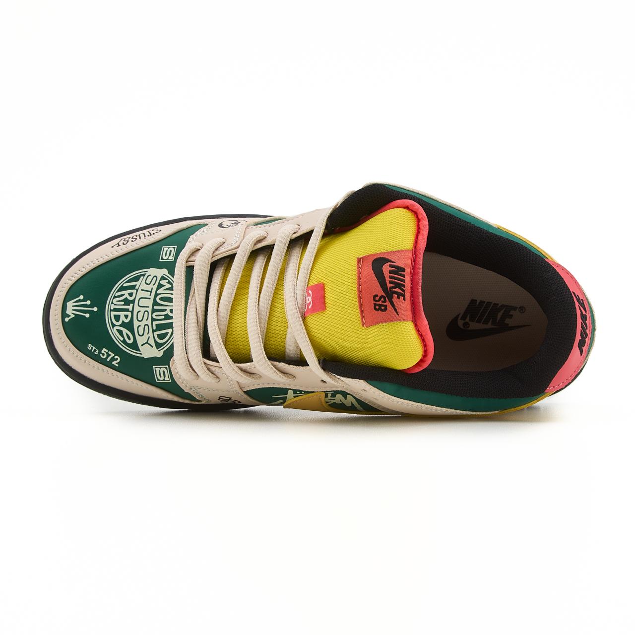 Nike SB Dunk Low x Stussy Racer Custom - Зображення 5