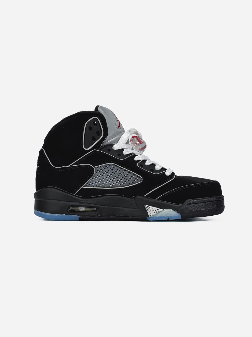 Nike Air Jordan 5 Retro Black/Blue - Зображення 2
