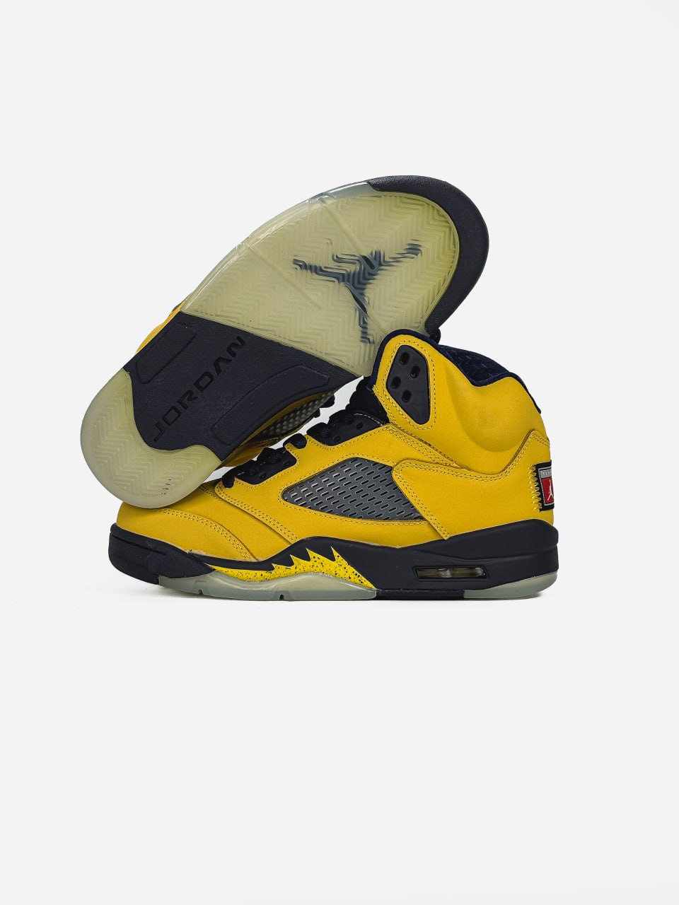Nike Air Jordan 5 Retro Yellow/Blue - Зображення 5