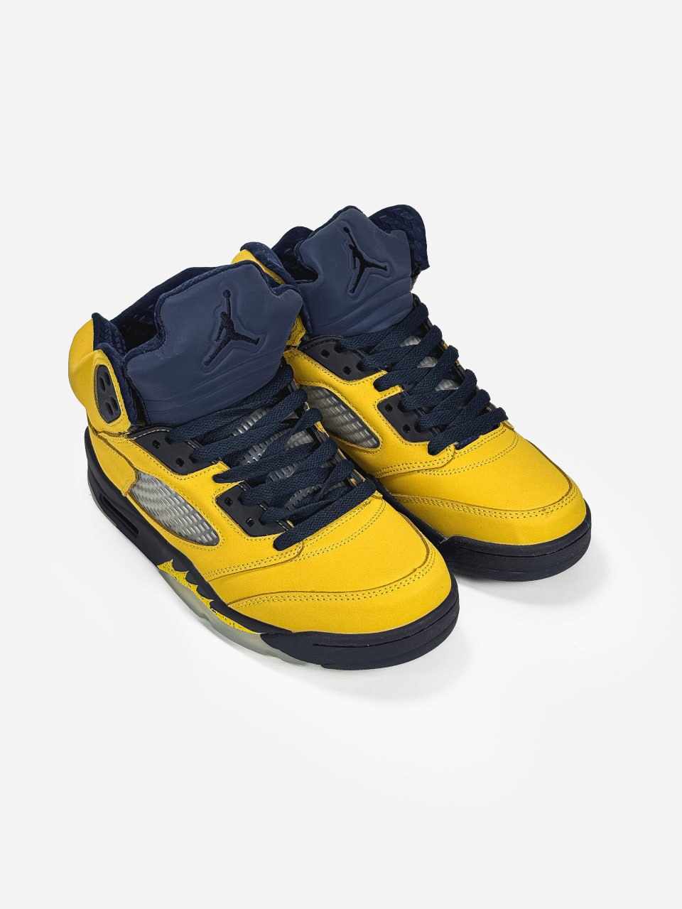 Nike Air Jordan 5 Retro Yellow/Blue - Зображення 4