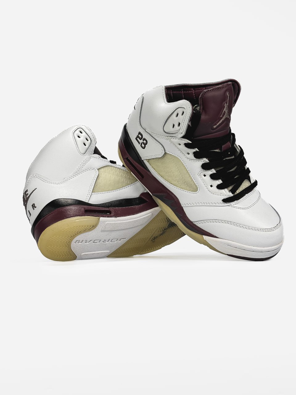 Nike Air Jordan 5 Retro White/Brown - Зображення 3