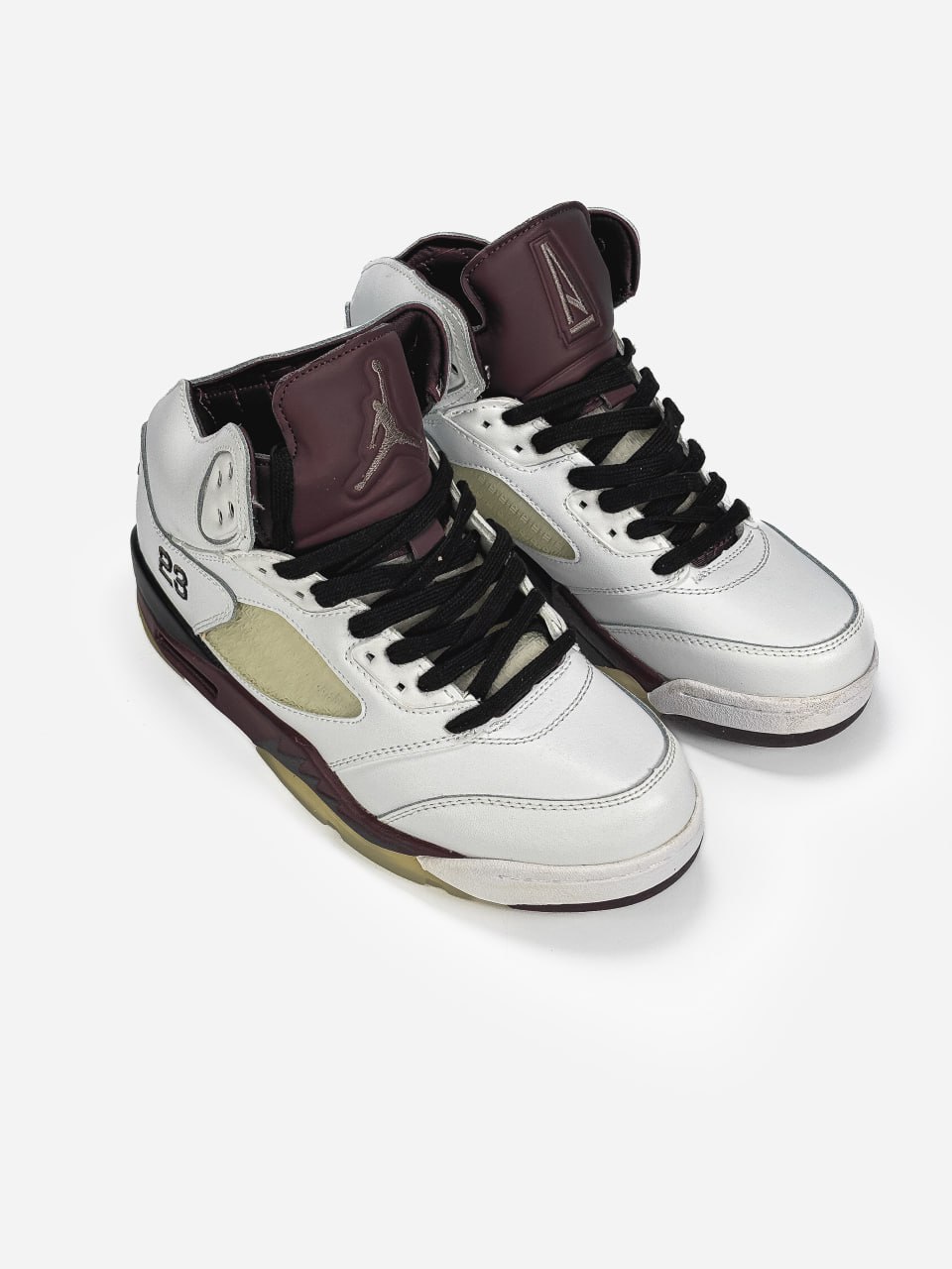 Nike Air Jordan 5 Retro White/Brown - Зображення 4