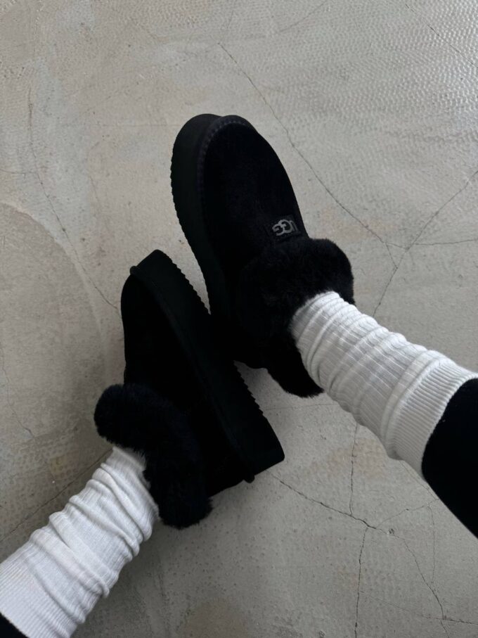 Ugg Coquette Platform Black Suede - Зображення 5