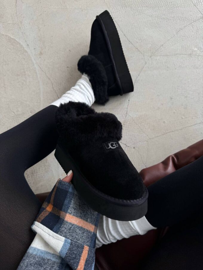 Ugg Coquette Platform Black Suede - Зображення 7