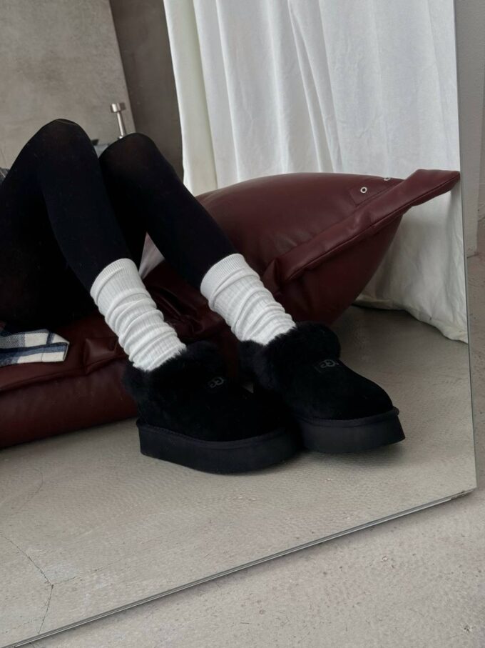 Ugg Coquette Platform Black Suede - Зображення 3