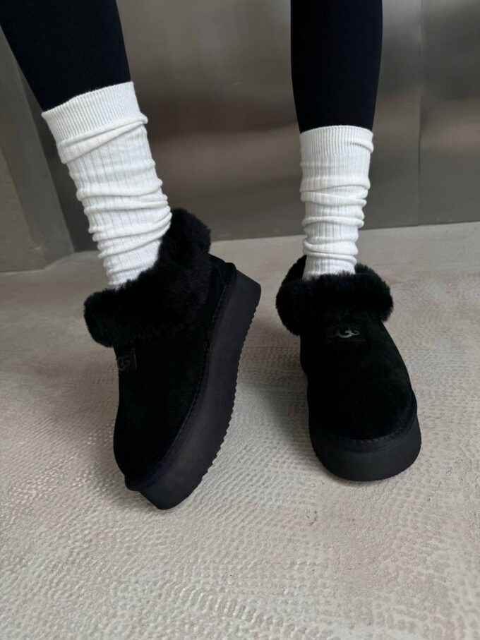 Ugg Coquette Platform Black Suede - Зображення 2