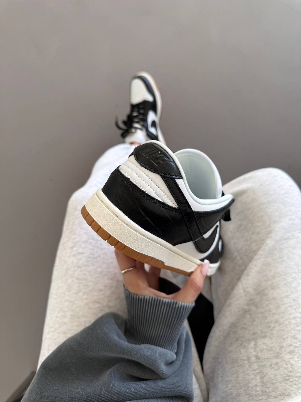 Nike SB Dunk BLack Croc - Зображення 6