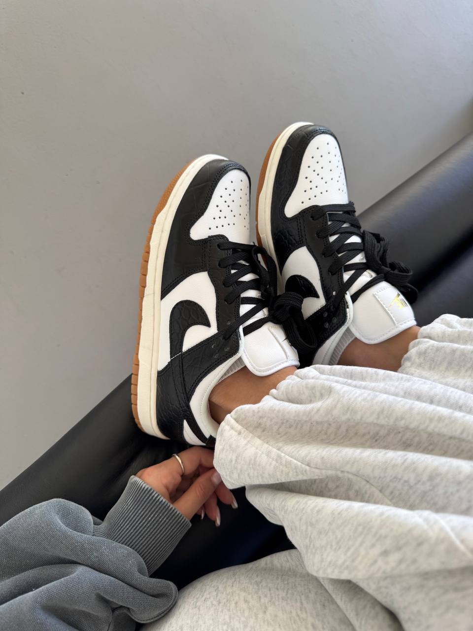 Nike SB Dunk BLack Croc - Зображення 2