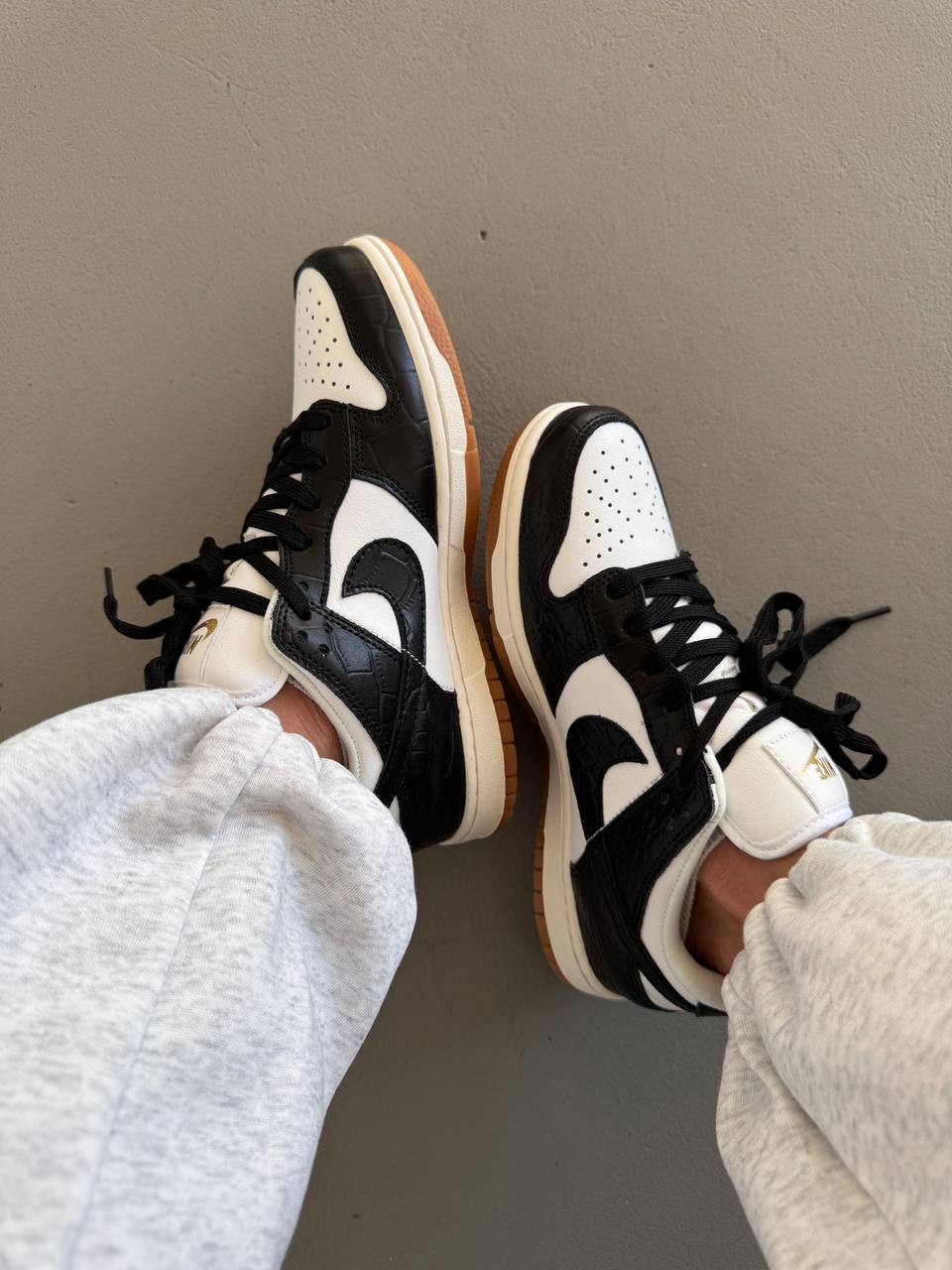 Nike SB Dunk BLack Croc - Зображення 4