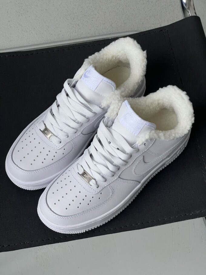 Nike Air Force 1 '07 White Fur - Зображення 3