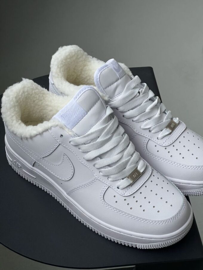 Nike Air Force 1 '07 White Fur - Зображення 2