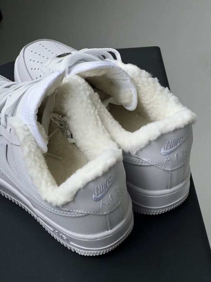 Nike Air Force 1 '07 White Fur - Зображення 4
