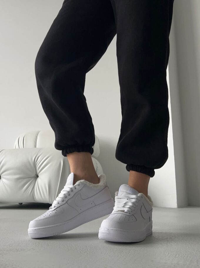 Nike Air Force 1 '07 White Fur - Зображення 5