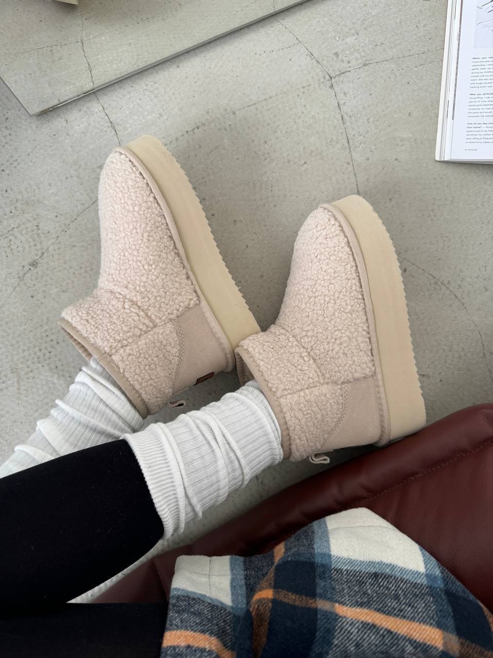 Ugg Ultra Mini Platform Teddy Cream - Зображення 6