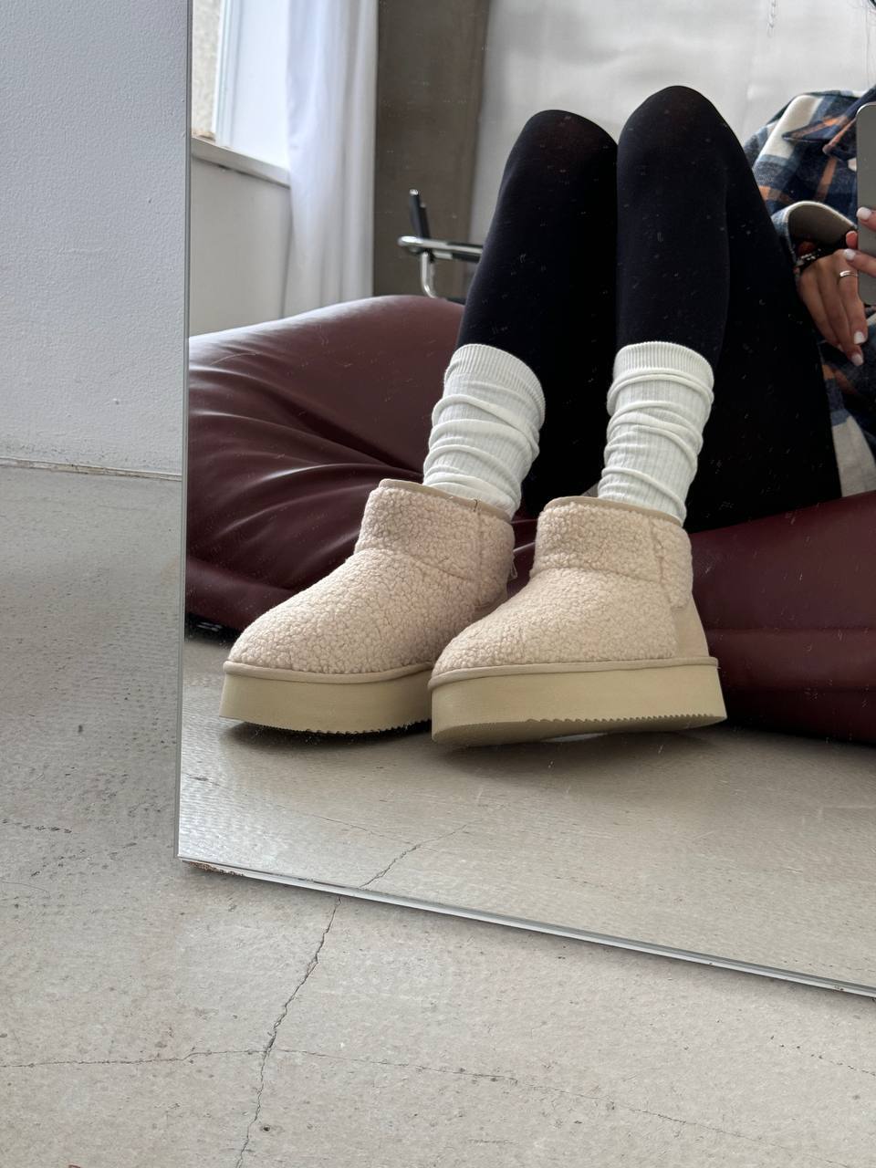 Ugg Ultra Mini Platform Teddy Cream - Зображення 4