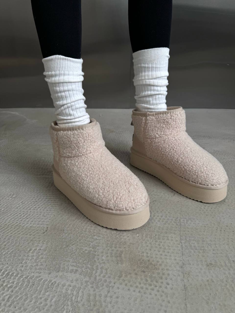 Ugg Ultra Mini Platform Teddy Cream - Зображення 2