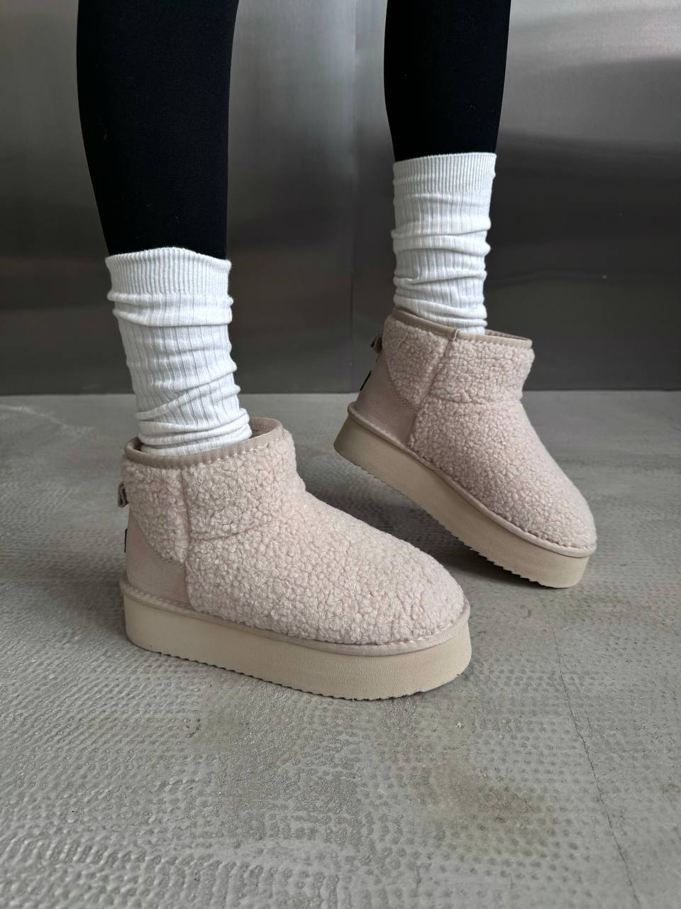 Ugg Ultra Mini Platform Teddy Cream