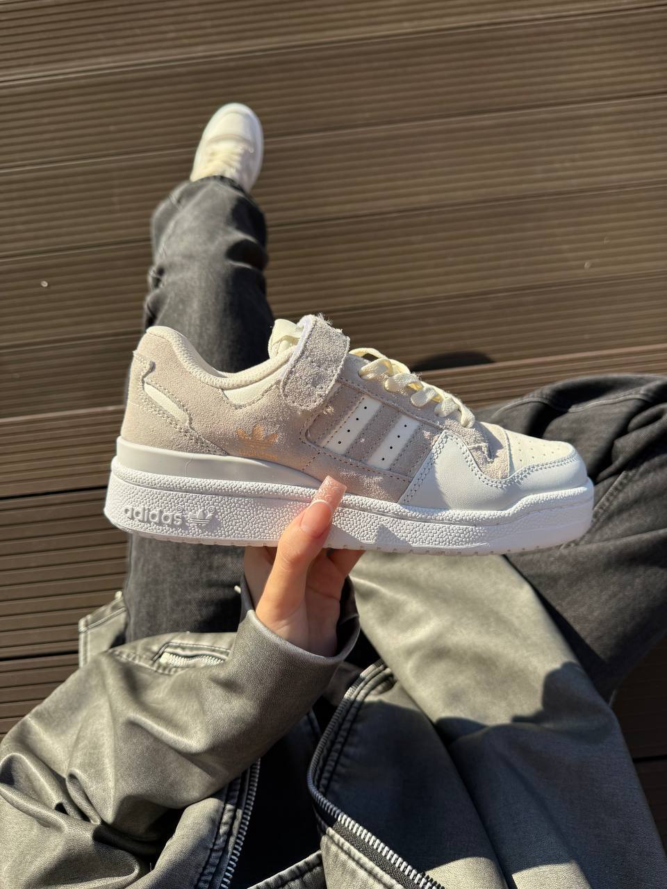 Adidas Forum Low Grey White