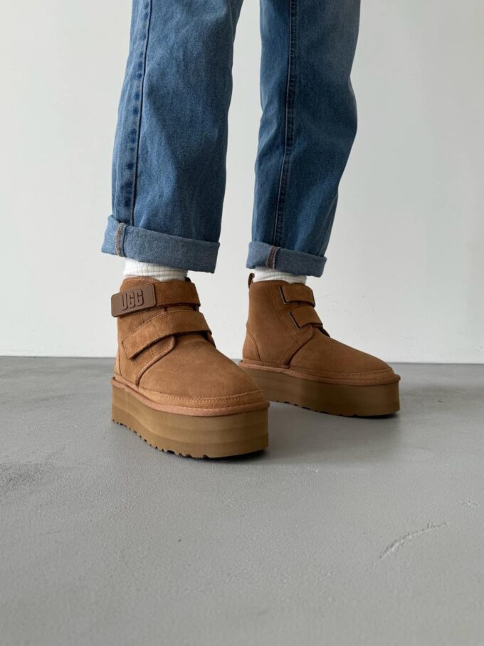 Ugg Neumal Platform Velcro Chestnum - Зображення 3