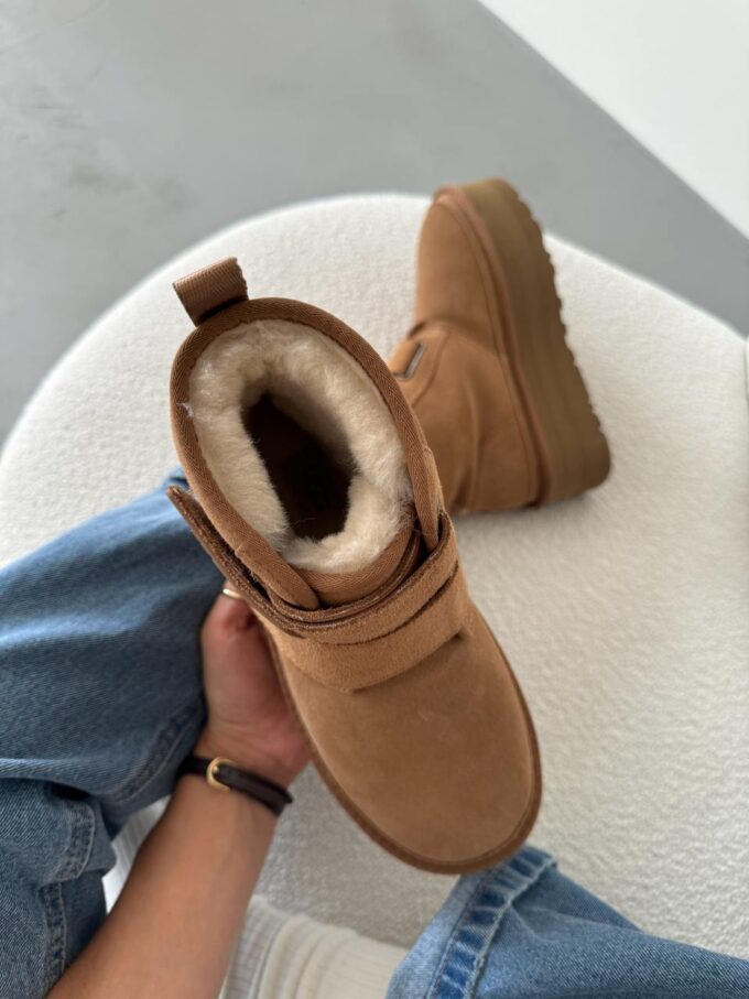 Ugg Neumal Platform Velcro Chestnum - Зображення 7