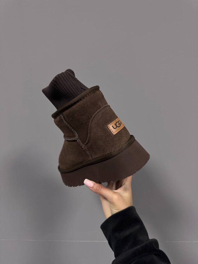 Ugg Sock Dark Chocolate Suede - Зображення 5