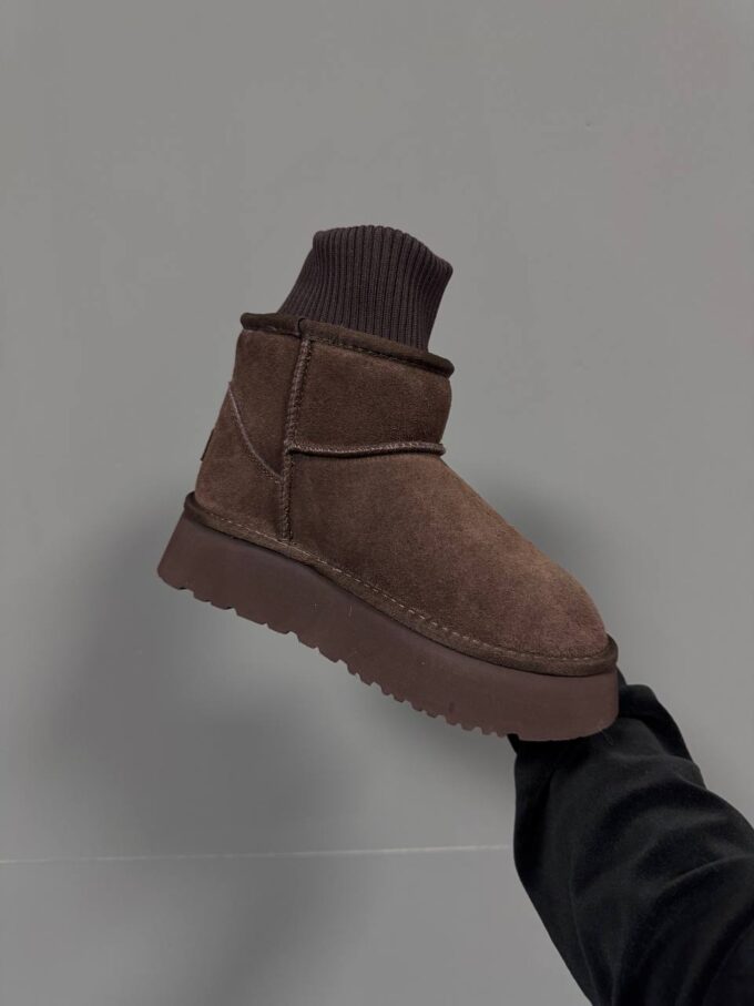 Ugg Sock Dark Chocolate Suede - Зображення 3