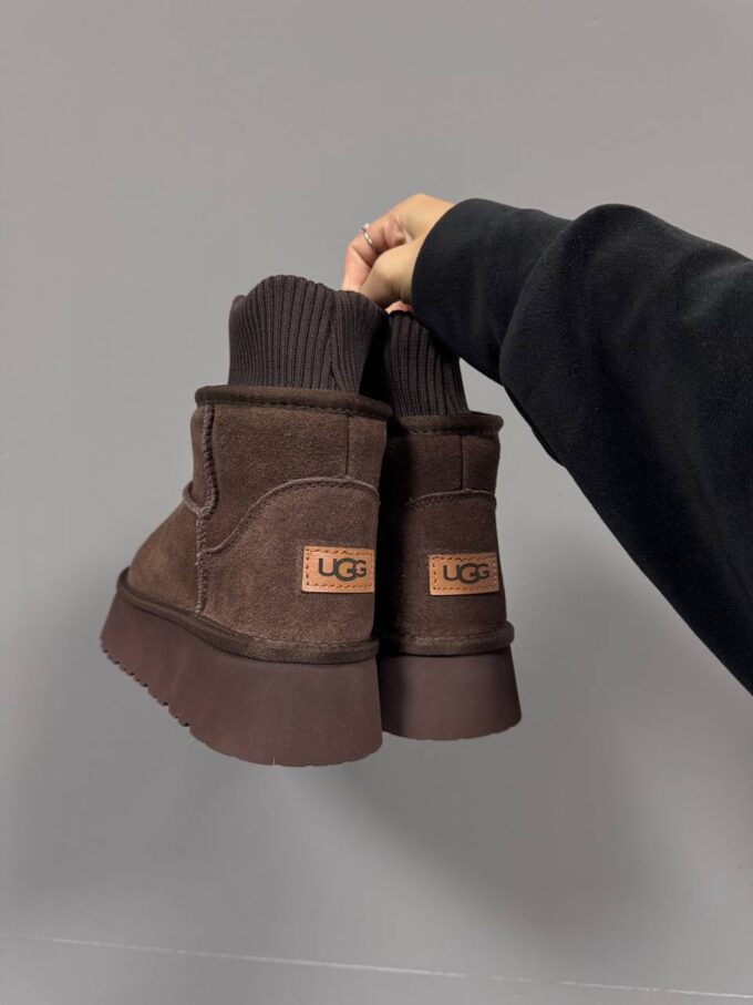 Ugg Sock Dark Chocolate Suede - Зображення 4