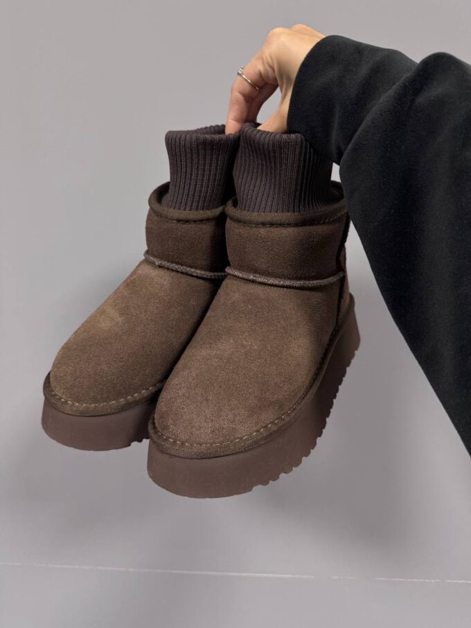 Ugg Sock Dark Chocolate Suede - Зображення 2