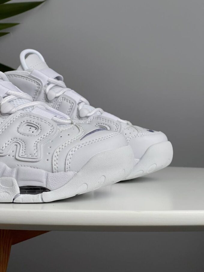 Nike Air More Uptempo Triple White - Зображення 6