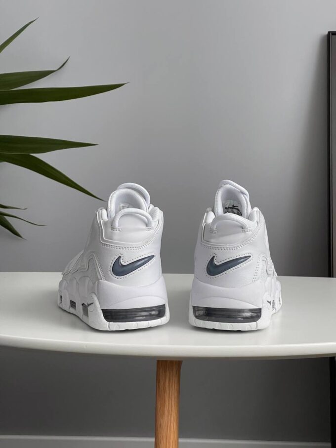 Nike Air More Uptempo Triple White - Зображення 5