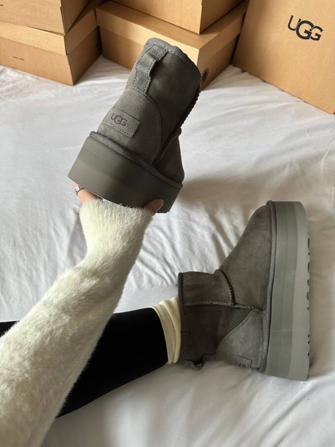 Ugg Mini Platform Grey - Зображення 7