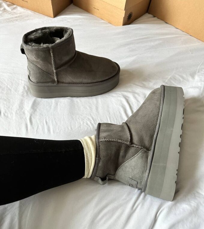 Ugg Mini Platform Grey - Зображення 5