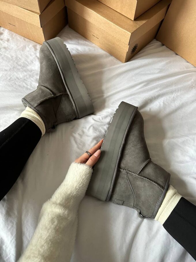 Ugg Mini Platform Grey - Зображення 4