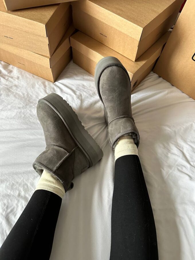 Ugg Mini Platform Grey - Зображення 3