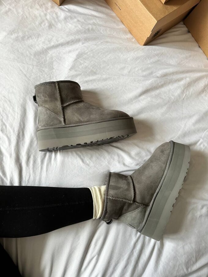Ugg Mini Platform Grey - Зображення 6