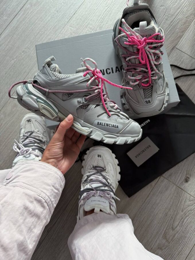 Balenciaga Track Trail Laces WMNS Grey Pink