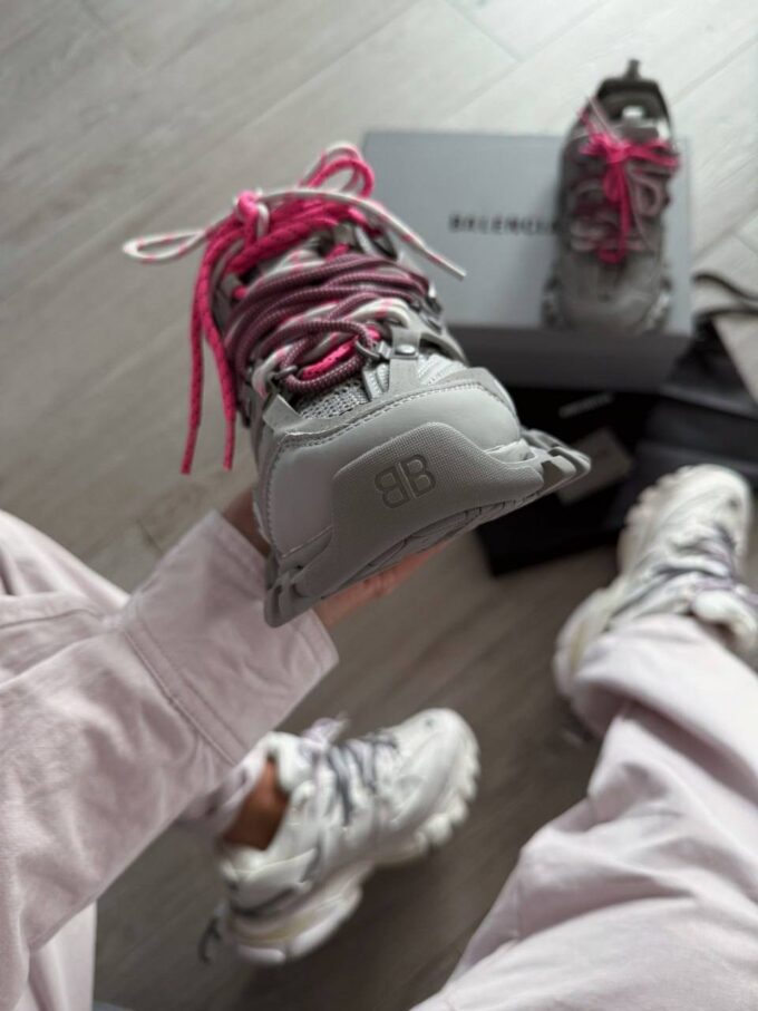 Balenciaga Track Trail Laces WMNS Grey Pink - Зображення 4